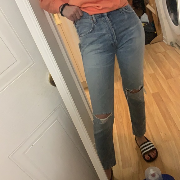 Liya High Rise Classic Fit Crop - Picture 2 of 8